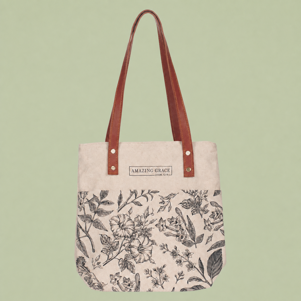 Amazing Grace Canvas Tote