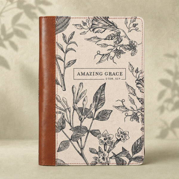Amazing Grace Canvas Journal