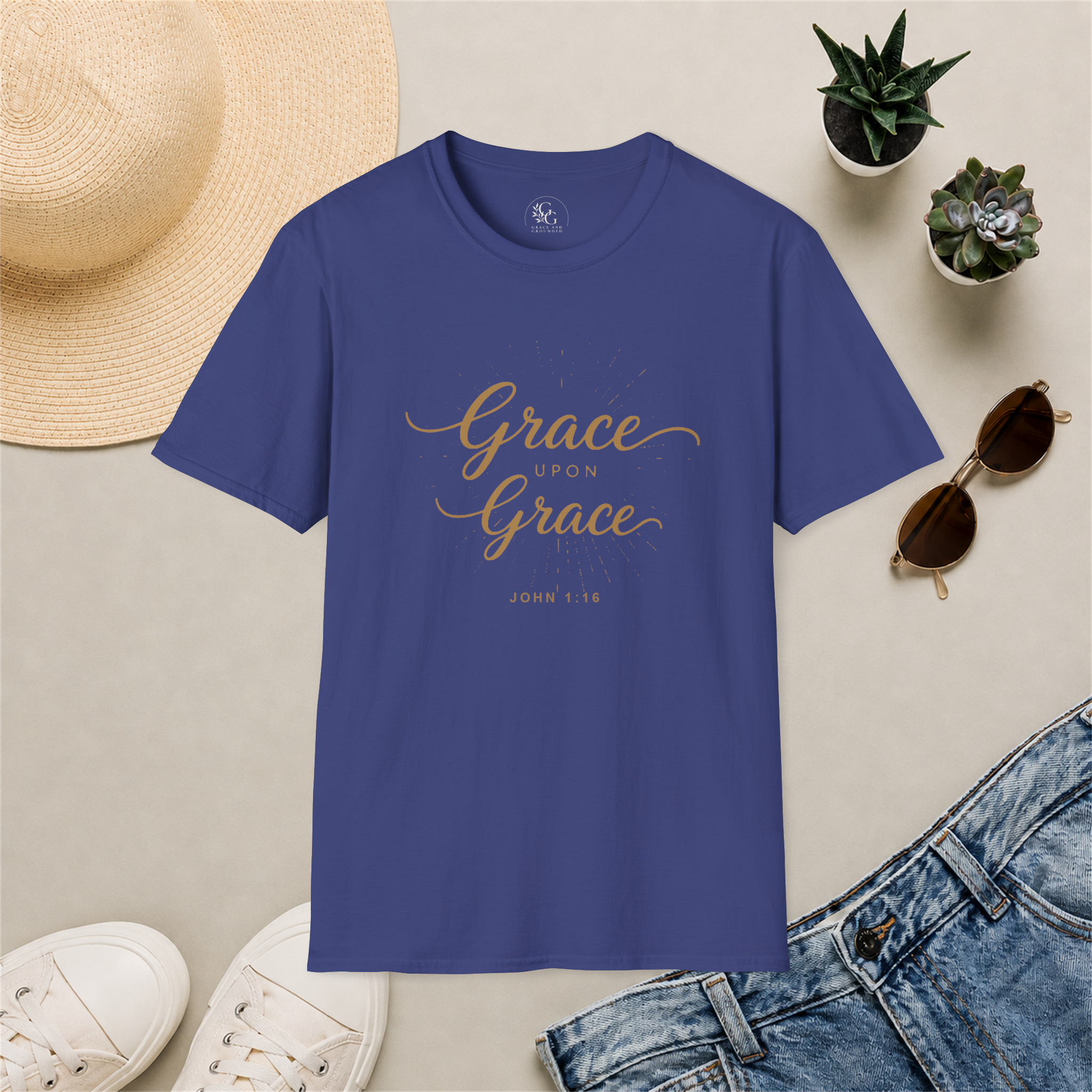 Grace Upon Grace faith T-shirt